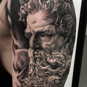 Tatuaj Barbat poseidon Tatuaj Barbat poseidon