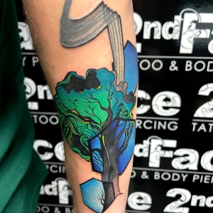 Tatuaj Antebrat Color barbat Tatuaj Antebrat Color barbat